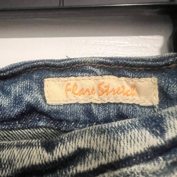 Vigoss Studio Adriana Flare Stretch Jeans Dark Vintage Low Rise - Picture 3 of 7